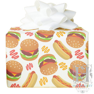Hamburgers en Hotdogs Inpakpapier