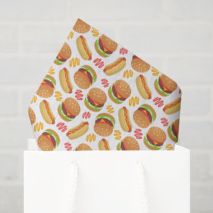 Hamburgers en Hotdogs Vloeipapier Tissuepapier