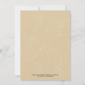 Hamburgers et invitation d'anniversaire de bière (Dos)