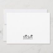 Hamburgers et invitation de pique-nique de (Dos)