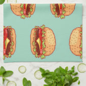 Hamburgers Kitchen Towel Theedoek (Gevouwen)