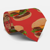  hamburgers stropdas (Opgerold)