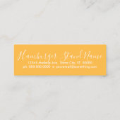 hamburgerscript mini visitekaartje (Achterkant)