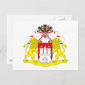 Hamburgse wapenschild Briefkaart (Voorkant / Achterkant)