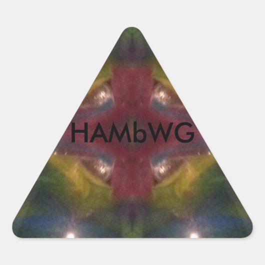HAMbWG - Autocollant - Psychadélique (Devant)