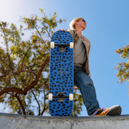 HAMbWG Blue Leopard Skateboard