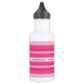 HAMbWG - Bouteille d'eau - rose et blanc (Gauche)