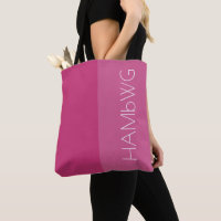 HAMbWG - Canvas tas - Roze/Roze w HAMbWG Logo
