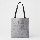 HAMbWG - Canvas tas - WIT (Voorkant)