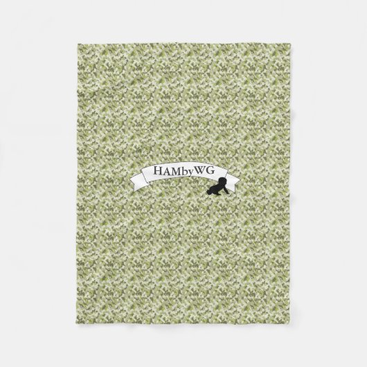 HAMbWG - Couverture en polaire - Camouflage vert (Devant)
