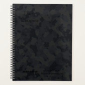 HAMbWG - Daily Planner Black Camoflage (Voorkant)