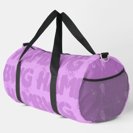 HAMbWG- Duffle Gym Bag, Violet Paarse Duffle Bag Plunjezak (Rechterhoek)
