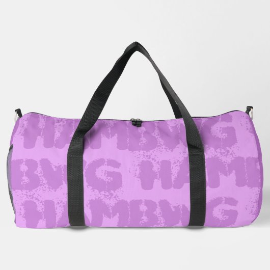 HAMbWG- Duffle Gym Bag, Violet Paarse Duffle Bag Plunjezak (Achterkant)