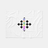HAMbWG - Fleece Blanket - Checker w Logo Deken (Voorkant (Horizontaal))