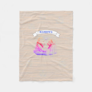 HAMbWG - Fleece Blanket - Teddy Bear Deken