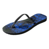 HAMbWG - Flip-Flop - Gothic Blue Teenslippers (Schuin)