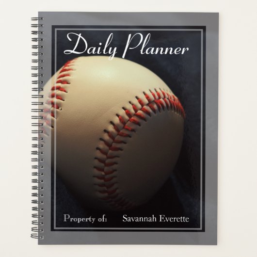 HAMbWG - Foto Daily Planner - Baseball (Voorkant)