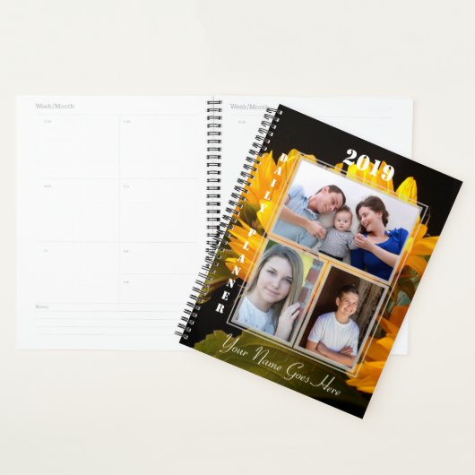 HAMbWG - Gele zonnebloemen Planner (Display)