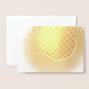 HAMbWG - Gold Foil Kaart - Blank Kaart - Architect