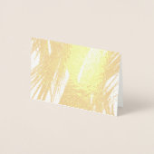 HAMbWG - Gold Foil Kaart - Goud en wit (Voorkant)