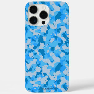 HAMbWG I-pad - Blue Camouflage iPhone 16 Pro Max Hoesje