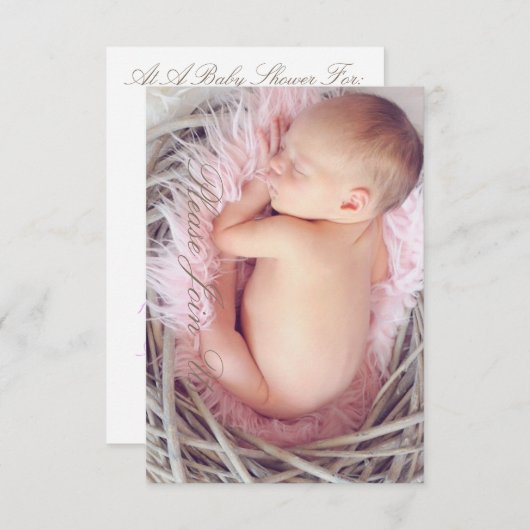 HAMbWG - Invitation - Nesting Baby (Devant / Derrière)