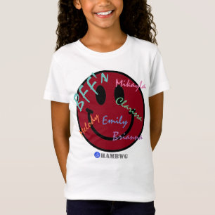 HAMbWG - Jersey - BFF Rood Emoji T-shirt