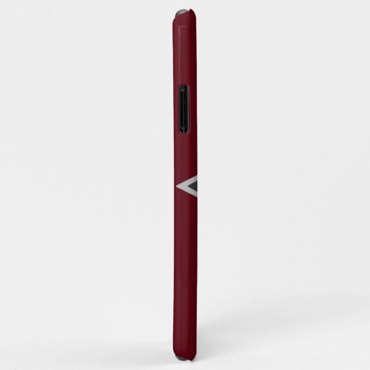 HAMbWG Monogram Aangepaste kleur Case-Mate iPhone Case (Achterkant/rechts)