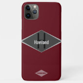 HAMbWG Monogram Aangepaste kleur Case-Mate iPhone Case (Achterkant)