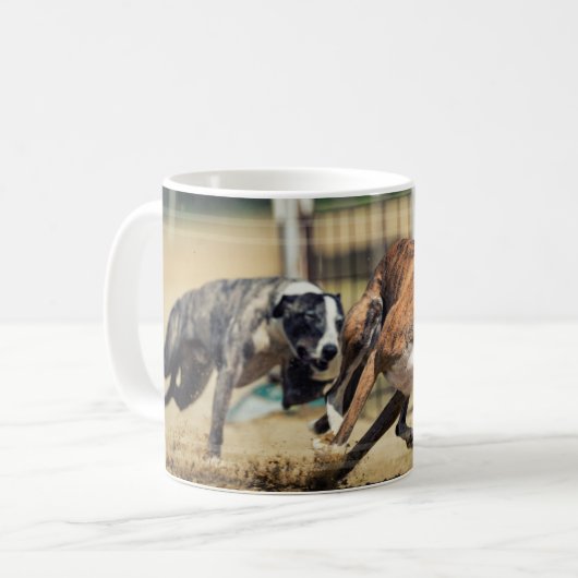 HAMbWG - Mug de café - Course de chien (Devant gauche)
