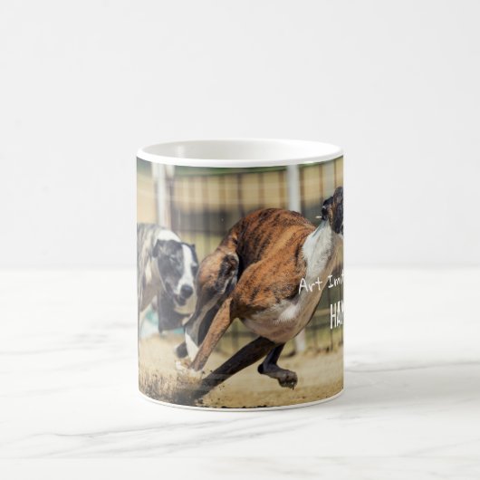 HAMbWG - Mug de café - Course de chien (Centre)