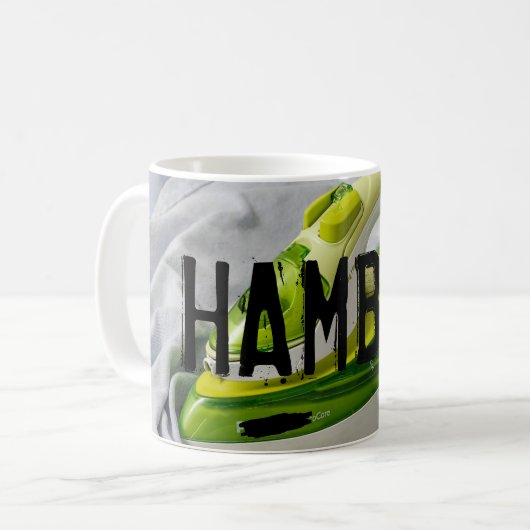 HAMbWG - Mug de café - Fer avec logo (Devant gauche)