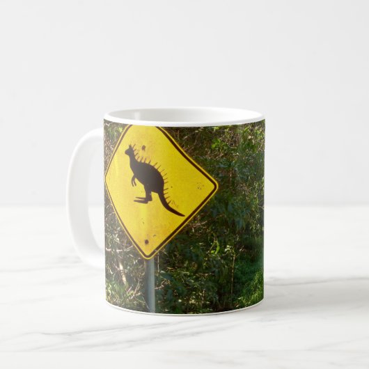 HAMbWG - Mug de café - Passage de Dinosaure (Devant gauche)