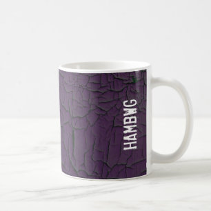 HAMbWG - Mug de café - Peinture de craquelure de p