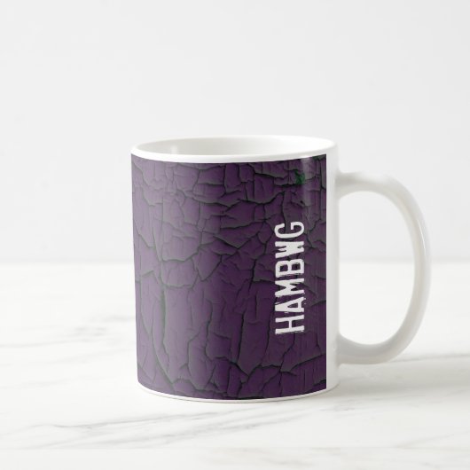 HAMbWG - Mug de café - Peinture de craquelure de p (Droite)
