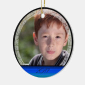 HAMbWG - Ornement rond - Royal Blue (Gauche)