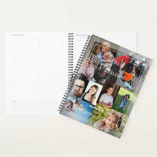 HAMbWG - Photo Daily Planner - 11 Photos (Devant avec enveloppe)