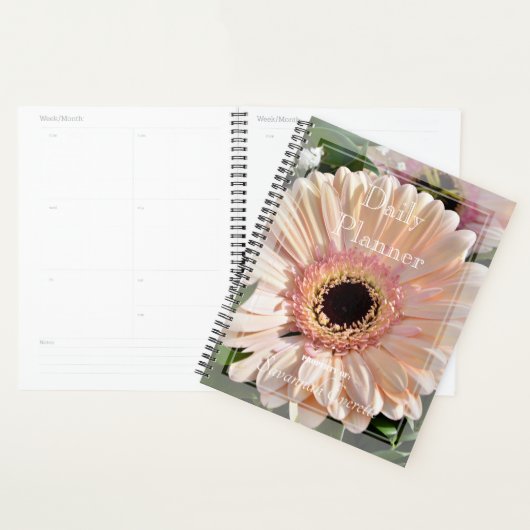 HAMbWG - Photo Daily Planner - Gerber Daisy (Devant avec enveloppe)