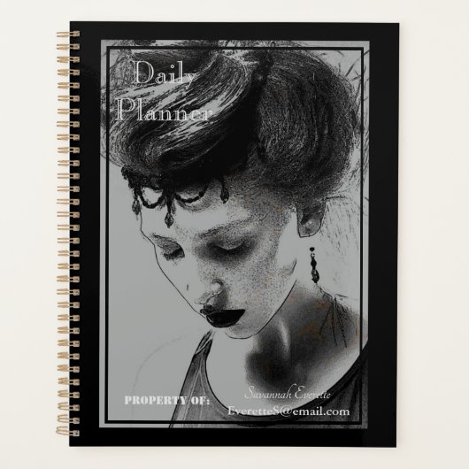 HAMbWG - Photo Daily Planner - Mode gothique (Devant)