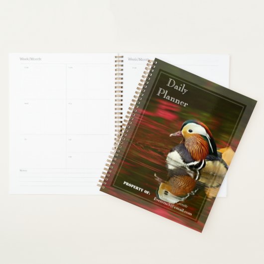 HAMbWG - Photo Daily Planner - Petit collier (Devant avec enveloppe)