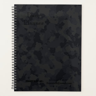 HAMbWG - Planificateur quotidien Camouflage noir