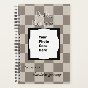 HAMbWG - Planificateur quotidien photo - Damier Ta