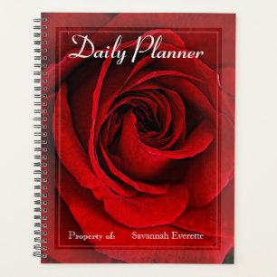 HAMbWG - Planificateur quotidien photo - Rose roug