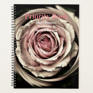 HAMbWG - Planificateur quotidien - Rose vintage