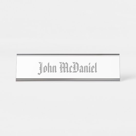 HAMbWG - Plaque de nom de bureau - N'importe quell (Devant)