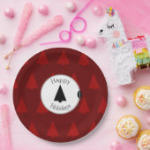 HAMbWG Rode kerstbomen Bord (Feest)