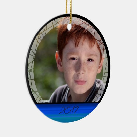 HAMbWG - Rond Ornament - Royal Blue (Rechts)