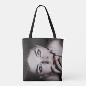 HAMBWG - Sac cabas visage modèle (Dos)