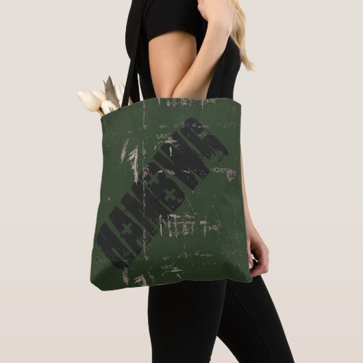 HAMbWG - Sac fourre-tout - Reverse vert noir/feuil (De près)