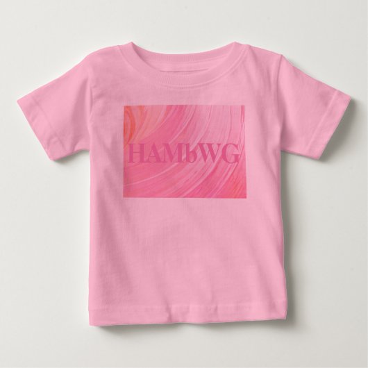 HAMbWG - Shirt T voor kinderen - Roze wervelkolom  (Voorkant)